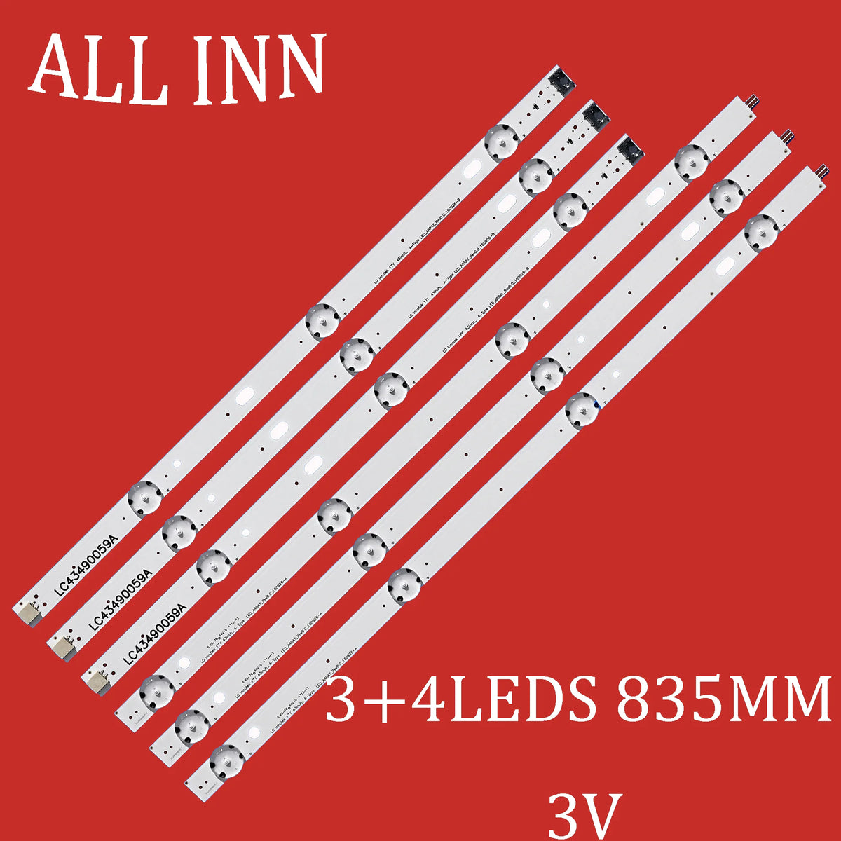 bande lumineuse led blanc rondelles noires adhésif connecteur électrique 835mm moderne