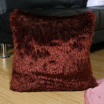housse coussin peluche douce violet rouge vert blanc moderne décoration canapé maison salon