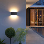applique murale led moderne aluminium noir éclairage chambre cuisine salle manger entrée