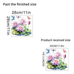 sticker adhésif moderne multicolore tournesol fleurs herbes sauvages décoration wc toilettes couvercle réfrigérateur illustration