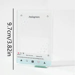cadre decoratif imitation smartphone rose blanc moderne ludique relief transparent deco