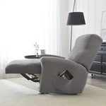 housses fauteuil gris tissu jacquard moderne élastique accueil pièces