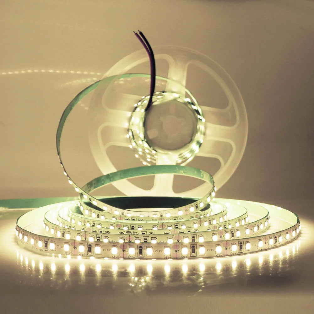 ruban led 12v 24v 120leds 240leds blanc chaud froid naturel adhésif haute luminosité