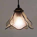 lampe suspendue tiffany multicolore stained glass floral salon chambrehôtel