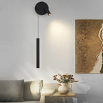 Lampe de chevet LED design nordique moderne vue de côté