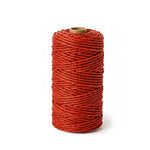 corde macramé coton nylon blanc rose bleu rouge vert marron gris colorées torsadé