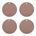 tapis protection cuisine silicone bleu orange vert gris texture moderne nid d'abeille