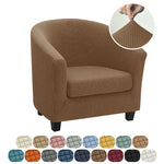housse fauteuil moderne gris rose carreaux polyestère lavable printemps été salon