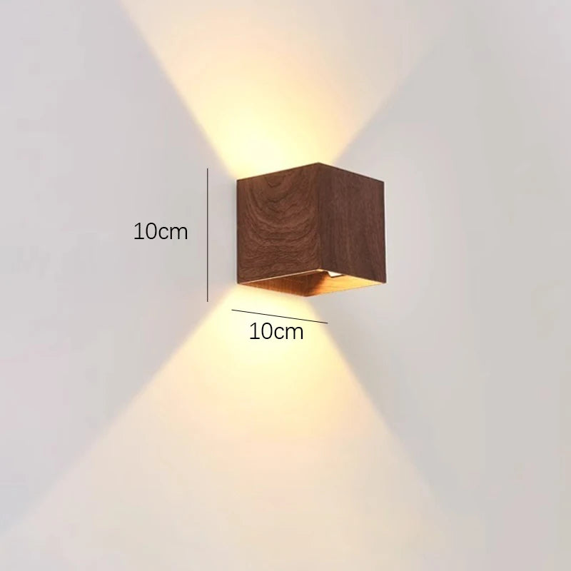 lampe murale bois moderne éclairage quotidien entrée chambre coucher salle manger étude lumière led