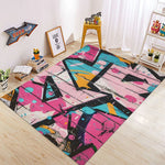 tapis moderne multicolore graphique salon chambre prière extérieur commercialisation 80x120cm 80x160cm polyester