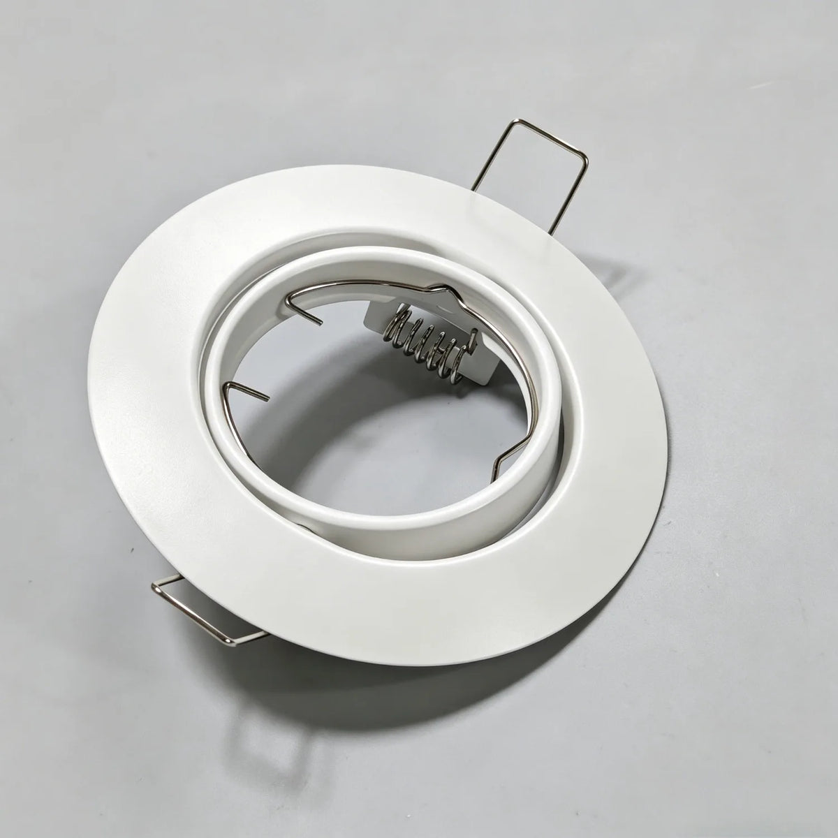 spots led modernes blancs gu10 downlights encastrables mr16 halogène 90260v métal rond