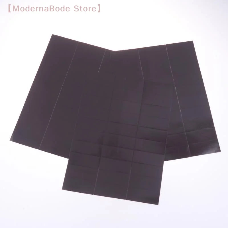 autocollants noirs modernes adhésifs 150 pièces 20cm 15cmOpaque uni réfrigérateur