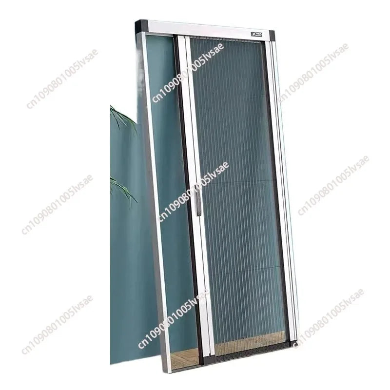 rideau porte moustiques rétractable moderne couleur noir brillant matériaux aluminium texture uniProtection efficace invisibleextérieurintérieur