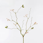 bouquet artificiel feuilles baies branches orange rouge vert naturel intérieur décoration maison