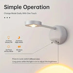 applique murale led rechargeable detection humaine couleurs rgb variante intensite moderne chambre salle manger