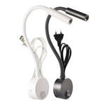lampe murale led moderne bras articulé réglable lecture chambre blanche noir