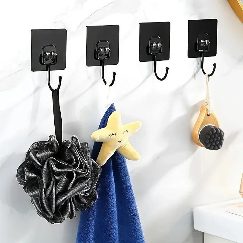 porte sacs cuisine auto adhésifs moderne noir 10 pièces mat étanches salle bains