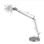 lampe moderne argentée réglable sans filaire opaquer nordiqueTouchable switch