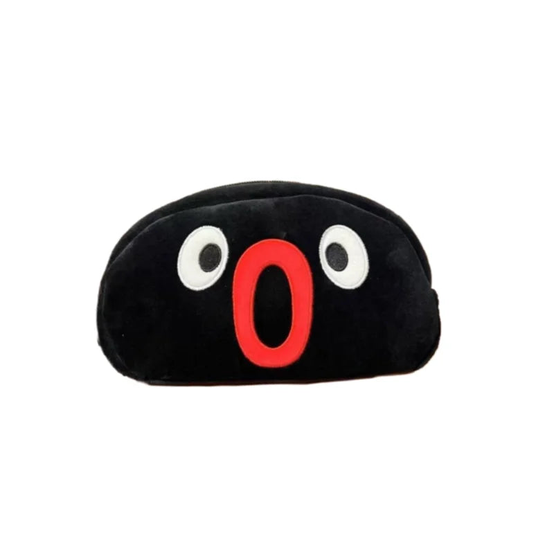trousse zippée peluche pingouin multifonction sac rangement maquillage fournitures étudiantDecorationItems