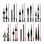 aiguilles montre réparations horlogerie classique or noir élégantes différentes formes motifs décoratifs fixations mouvement