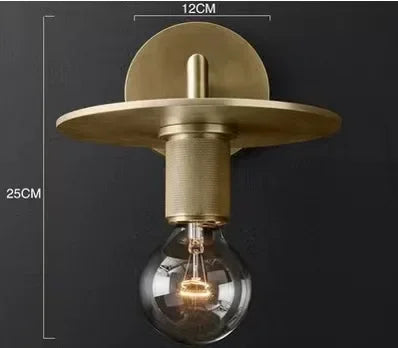 Lampe murale moderne or blanc transparent salle manger chambre coucher