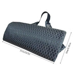 coussin chaise longue noir maille fine élastique moderne repos terrasse camping pause déjeuner polyester