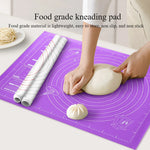 tapis cuisson silicone antiadhésif rouge utilitaire pâtisserie baking cake decorating non stick mat cuisine