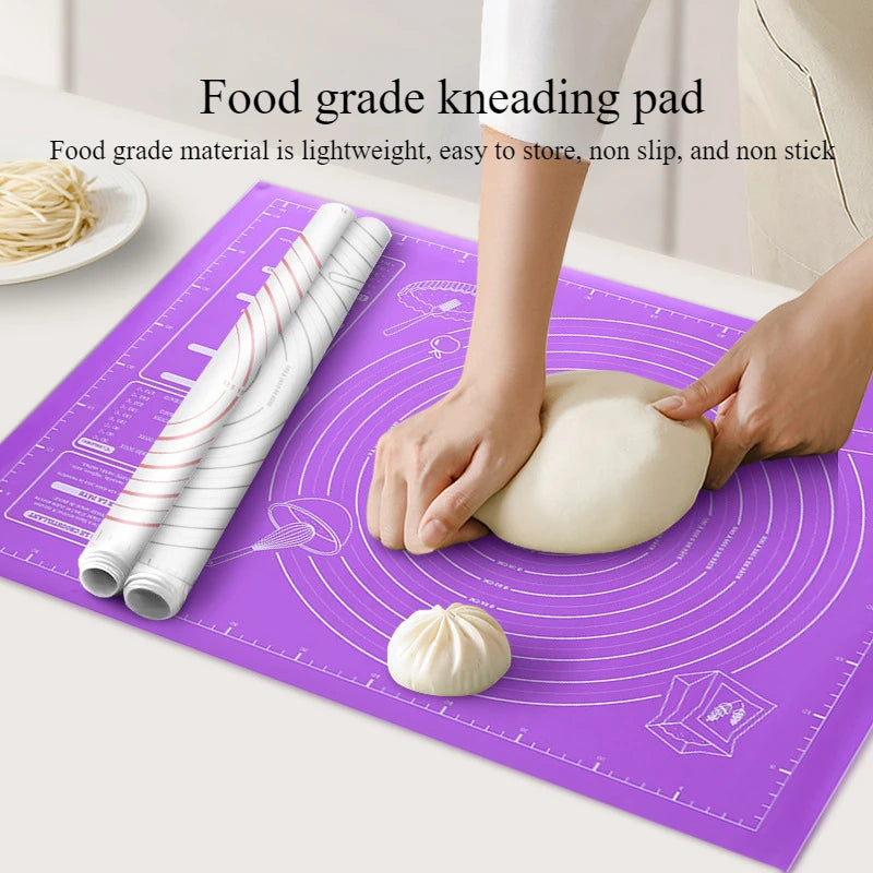 tapis cuisson silicone antiadhésif rouge utilitaire pâtisserie baking cake decorating non stick mat cuisine