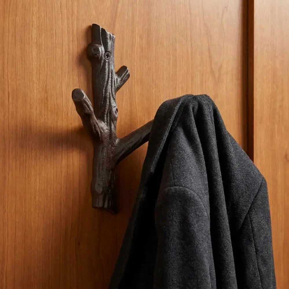 porte serviettes branche bois rustique marron fixations naturelintérieur decoration serviette