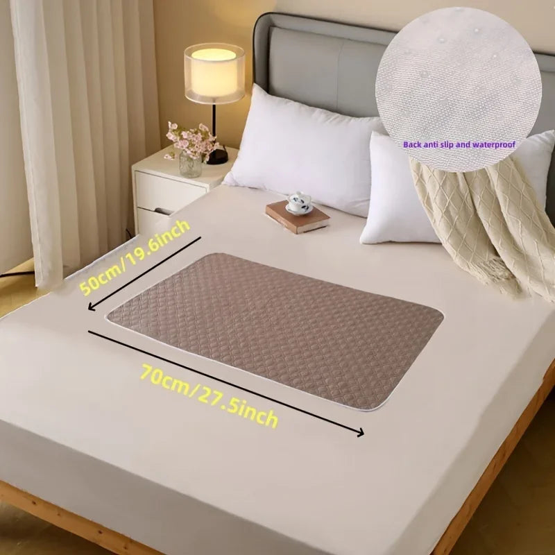 protège matelas gris clair beige texture quadrillée moderne anti fuites taille 80x120cm lavable main