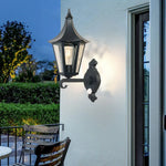 lampe murale transparente classique noir cuisine chambre entrée salle manger
