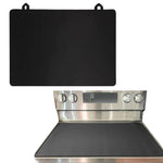 tapis cuisinière moderne noir clips protection antidérapante induction électrique 53cm 61.5cm