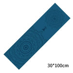 serviette yoga rose bleu mandala motifs floraux moderne 100cm matériaux fibre superfine