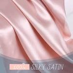 protège oreiller satin rose pâle moderne confortable lit soie douce lisse opaque couple beauté