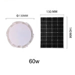 lampe solaire plafonnier moderne blanc grille ip67 100w 200w 300w 400w 500w 60w
