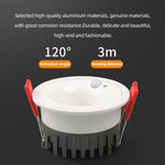 plafonnier led encastrable rond blanc capteur mouvement moderne salon cuisine couloir intérieur