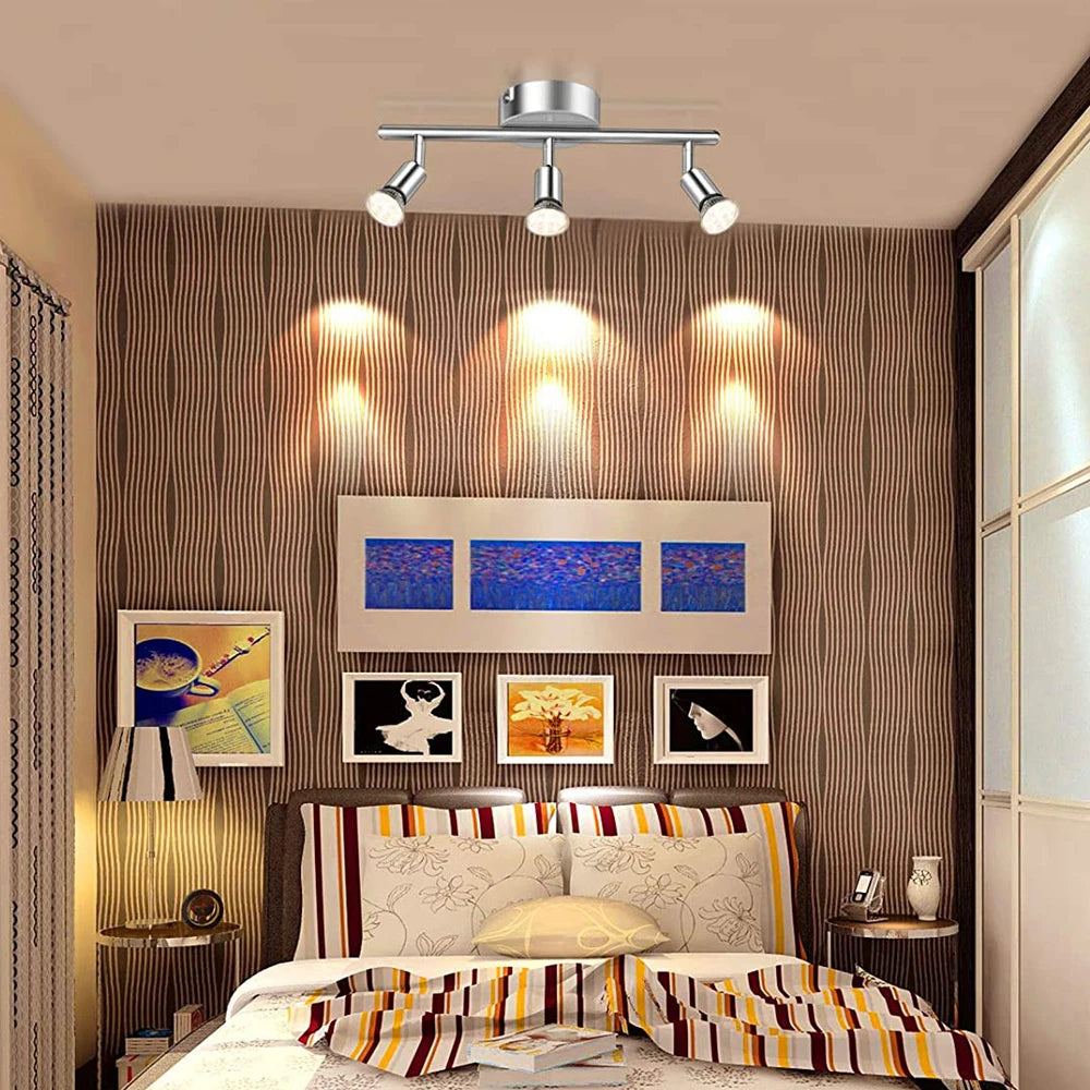 Spot LED moderne argenté fixé mur éclairage quotidien ampoules LED flux lumineux 249 2000