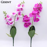 décoration mariage intérieur orchidée papillon violet blanc moderne élégante fleurs artificielles 50cm