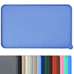 tapis nourriture animal silicone antidérapant imperméable gris noir rouge vert moderne adhésif bol alimentation