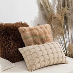 taies d'oreiller multicolores motifs bulles polyester coton lit adulte décoratives doux rustiques