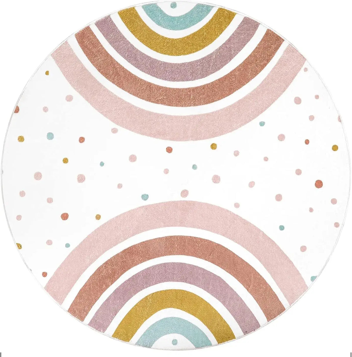 tapis rond moderne coloré antidérapant polygone floral 40x40cm 80x80cm 120x120cm chambre salon enfants adultes
