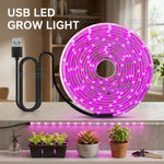 ruban led croissance violet moderne 5v usb 2835 chip abs ip20 ip65