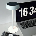 lampe table rechargeable led sans fil noir blanc moderne minimaliste intérieur extérieur camping