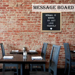 tableau messages lettres relief coeurs symboles moderne minimaliste autocollants liège