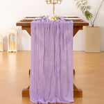 serviette table violet clair plissée décorative mariage fête réception boho chic