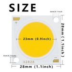 projecteur led blanc 36w 60w 3000k 4000k 6000k moderne