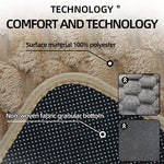 tapis bain moderne rose pâle texture boules respectueux environnement salle bain lavable machine séchage