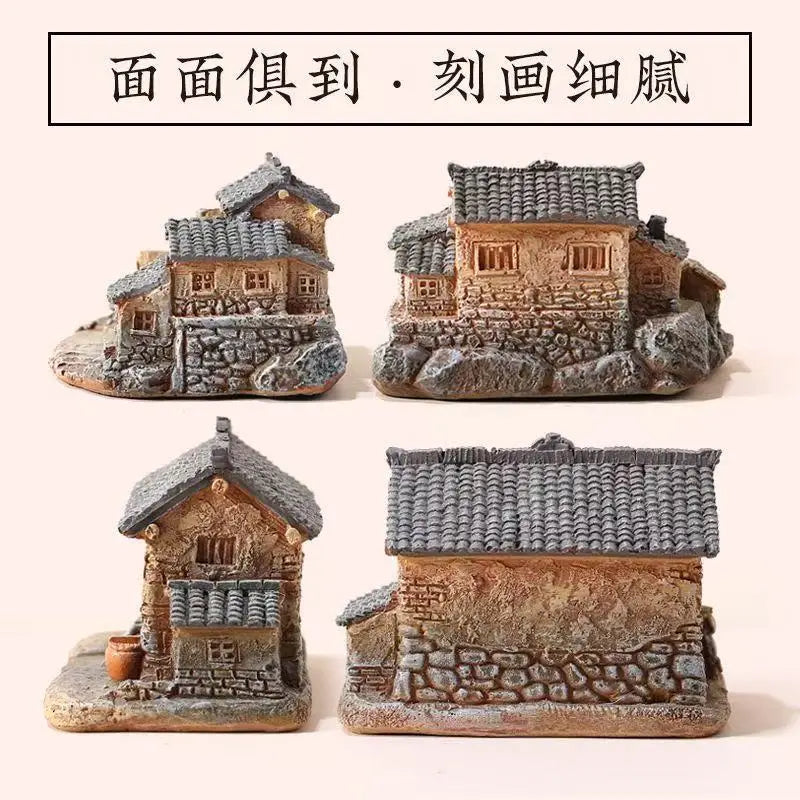 décoration intérieure maison miniature traditionnelle résine animaux cochon buffle rustic rural