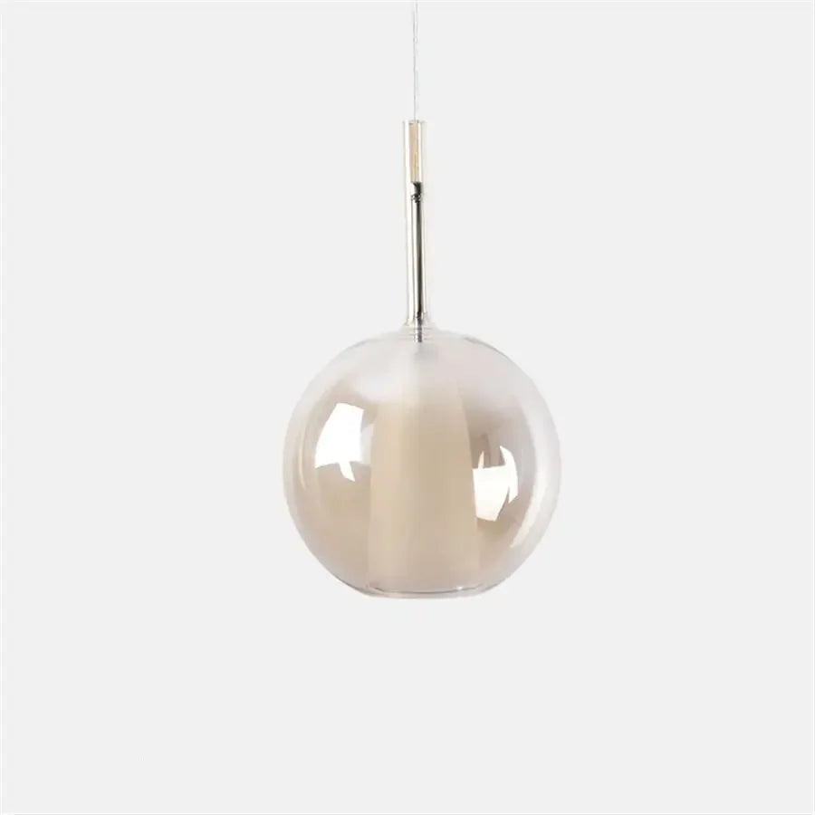 suspension lumineuse moderne pendentif alliage argenté doré blanc câbles suspendus minimaliste