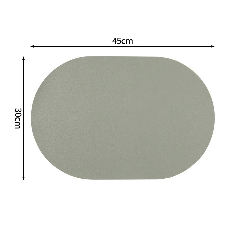 tapis table moderne motif géométrique motif alimentaire vert pastel grisclair